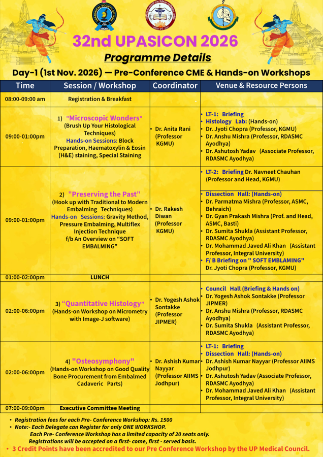 Programme Schedule preview