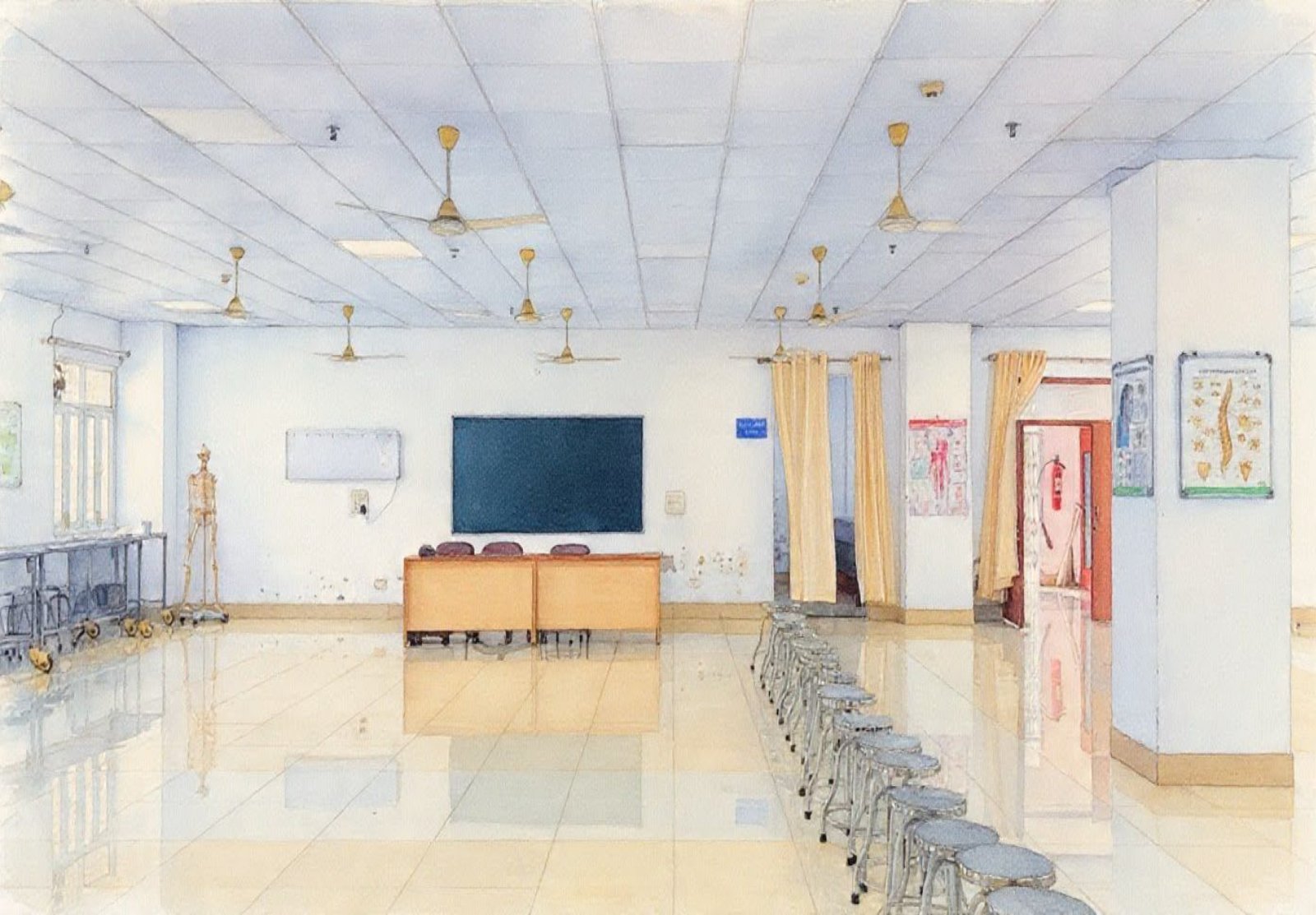 College premises at RDASMC Ayodhya
